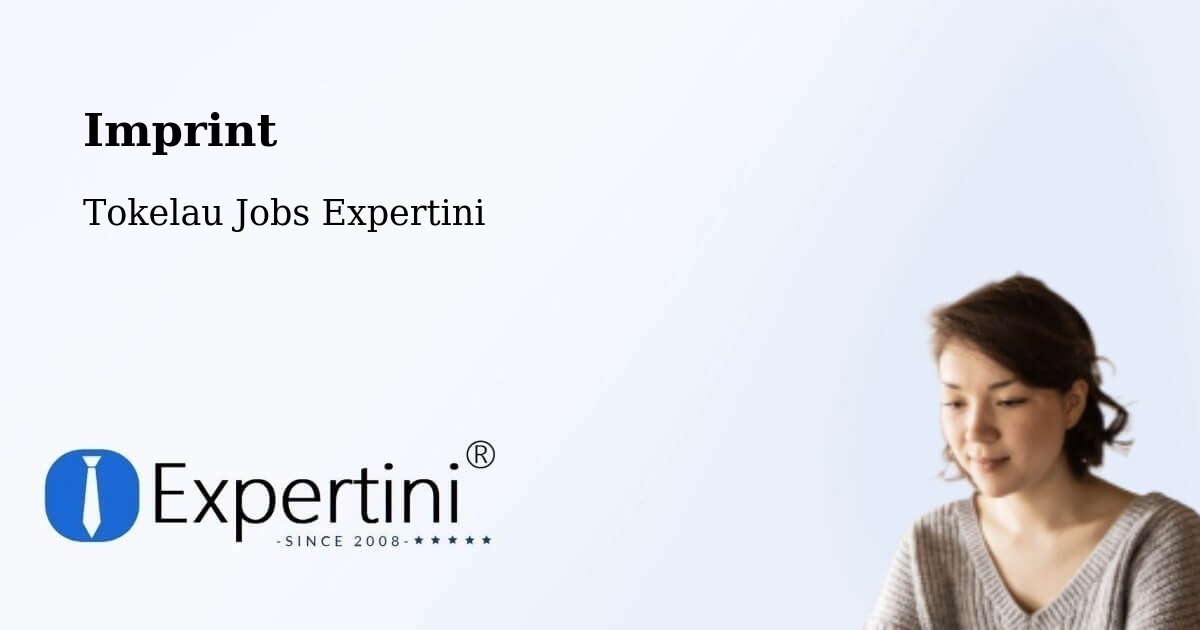 Imprint – Tokelau - Tokelau Jobs Expertini