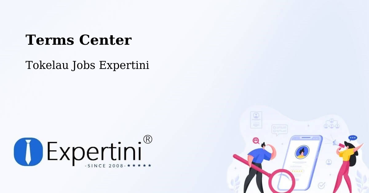 Terms of Service – Tokelau - Tokelau Jobs Expertini